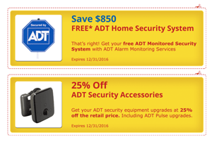 ADT Specials and ADT Coupon