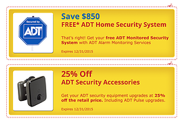 ADT Specials and ADT Coupons