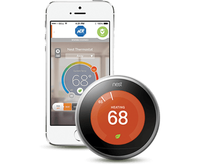 ADT Pulse App Controls Nest Thermostat