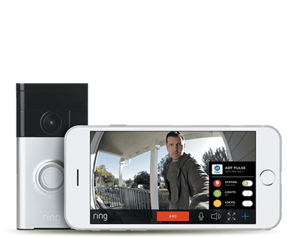 ADT Pulse Controls Ring Doorbell